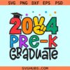 2024 Pre-K Grad Svg, Preschool graduation svg