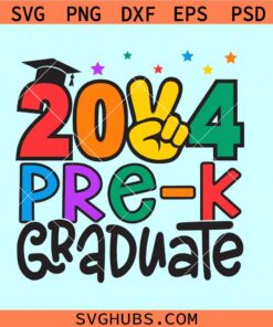 2024 Pre-K Grad Svg, Preschool graduation svg