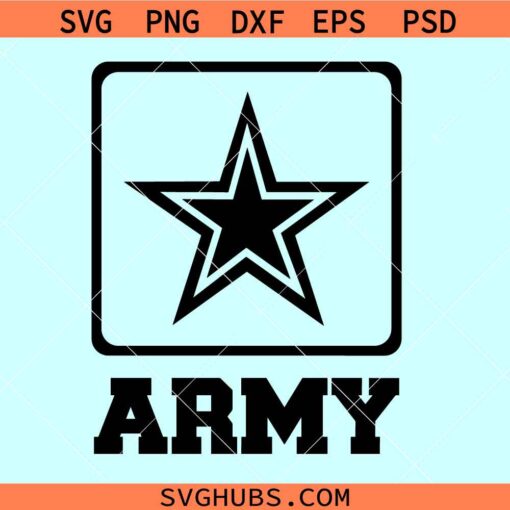 Army Star SVG, military star svg, US army star SVG, army dad svg