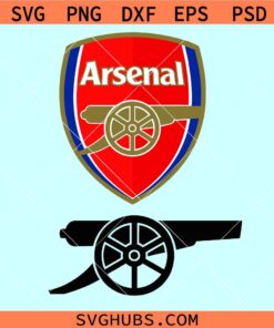 Arsenal Football Team Logo Svg, Soccer Logo Svg, Arsenal Logo SVG