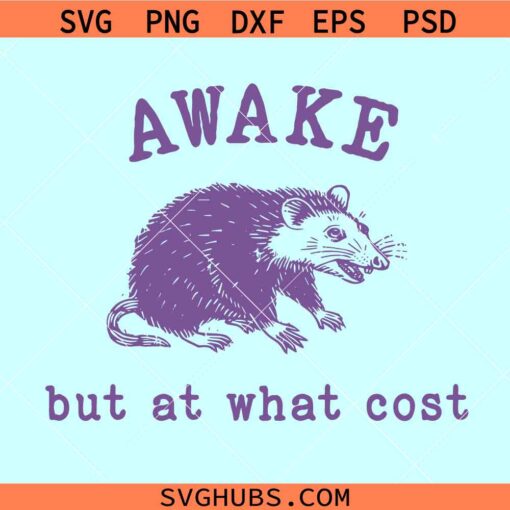 Awake but at what cost SVG