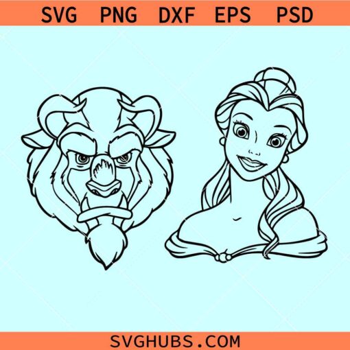 Beauty and the Beast SVG