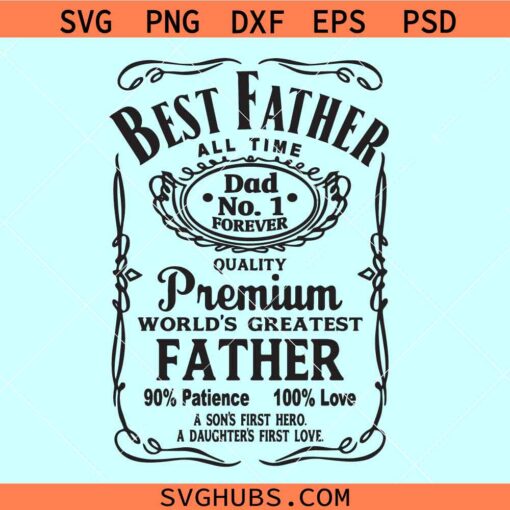Best father JD logo svg