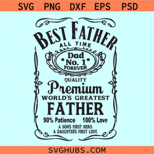 Best father JD logo svg