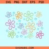 Bikini Bottom Flowers SVG, spongebob flowers svg, spongebob print svg
