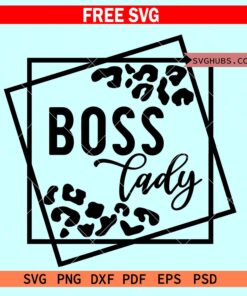 Boss lady SVG free