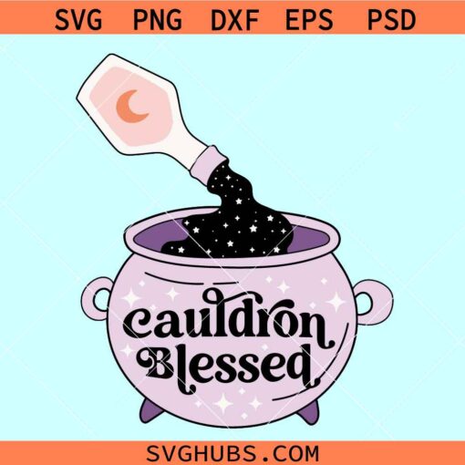 Cauldron Blessed SVG