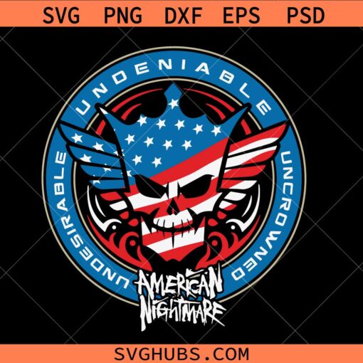 Cody Rhodes American nightmare SVG, WWE Cody Rhodes svg, Cody Rhodes SVG