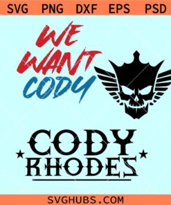 Cody Rhodes SVG bundle, the American Nightmare svg, WWE Cody Rhodes SVG