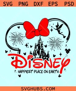 Disney Happiest place on earth SVG, Disney castle svg, Disney family vacation svg