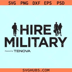 Hire Military Powered By Tenova SVG, Hire Military SVG