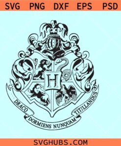 Hogwarts Crest SVG, Hogwart SVG, Harry Potter svg, HP svg