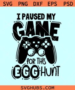 I paused my game for this egg hunt SVG