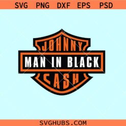 Johnny cash Harley Davidson SVG, Johnny cash SVG, man in black SVG
