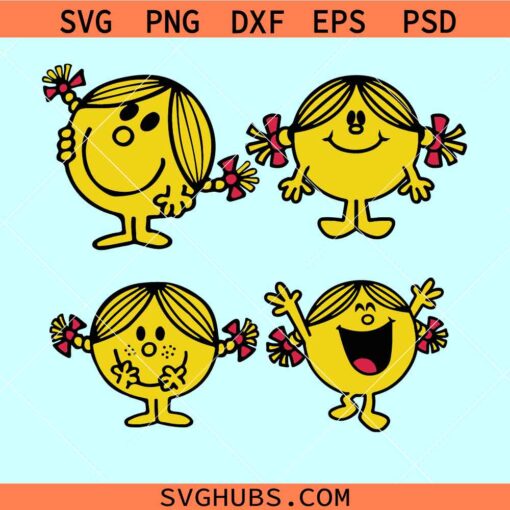 Little Miss SVG bundle, Little Miss Bundle Svg, Little Miss Svg, Little Miss Cunty Svg, Mr Men Svg
