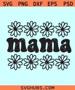 Mama sunflower SVG