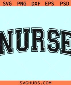 Nurse Varsity font SVG
