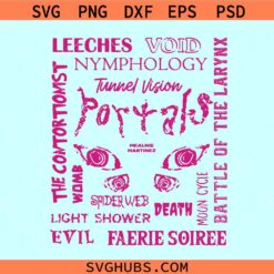 Portals Tracklist Melanie Martinez SVG