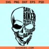 Save a biker skull SVG, open your eyes svg, get off your phone svg