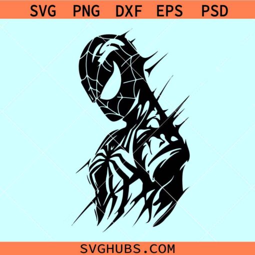 Spiderman vector SVG, Spiderman birthday svg, Spiderman silhouette svg, spiderman png