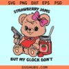 Strawberry Jams but my Glock don’t svg, Strawberry Bear svg