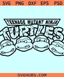 Teenage Mutant Ninja Turtles Svg, TMNT Logo Svg, Ninja Turtles Svg