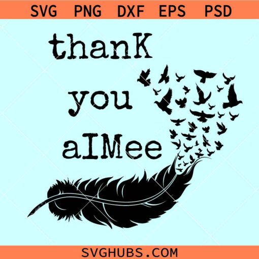 Thank you aIMee SVG, Taylor Swift SVG, The Tortured Poets Department SVG