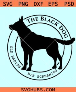 The Black Dog Tortured Poets Department SVG, TTPD Taylor swift SVG