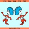Thing 1 and Thing 2 svg, Dr Seuss quote SVG, Dr Seuss Thing 1 Thing 2 SVG