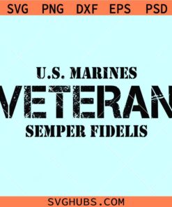 US Marines Veteran SVG, Marine Corps SVG, Semper Fidelis SVG, USMC vector