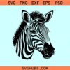 Zebra head SVG, Zebra face svg, zebra print SVG, Zebra skin lines SVG
