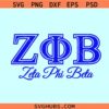 Zeta Phi Beta SVG
