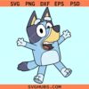 Bluey Cartoon SVG, Bluey SVG, Bluey PNG, Bluey Dog Svg