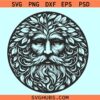 Celtic Greenman SVG, Greenmen Line Art Clipart, Celtic greenman clip art