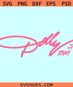 Dolly Parton xoxo SVG, country western music svg, Dolly Parton svg