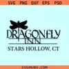 Dragonfly Inn Stars Hollow SVG, Gilmore Girl svg, Stars Hollow SVG