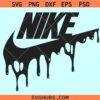 Dripping Nike logo SVG, Nike dripping SVG, dripping Nike svg, Just do it SVG