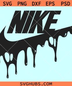 Dripping Nike logo SVG, Nike dripping SVG, dripping Nike svg, Just do it SVG