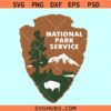 National Park Service emblem SVG, NPS arrowhead SVG, National Park logo svg