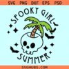 Spooky Girl summer SVG, Halloween Summer svg, Gothic Svg, Spooky Summer svg, Spooky Girl Svg