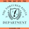 The Tortured Poets Department SVG, Taylor Swift TTPD Album SVG, Swiftie fun svg