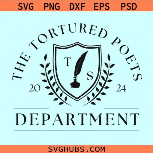 The Tortured Poets Department SVG, Taylor Swift TTPD Album SVG, Swiftie fun svg