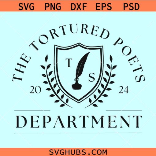 The Tortured Poets Department SVG, Taylor Swift TTPD Album SVG, Swiftie fun svg