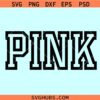 Victoria's Secret Pink logo SVG, Pink nation svg, Pink SVG