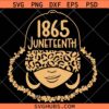 1865 Juneteenth girl SVG, Juneteenth afro girl svg, 1865 Juneteenth svg, Juneteenth girl svg