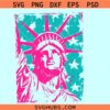 4th of July hot pink SVG, Statue of Liberty hot pink SVG, 4th of July SVG