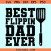 Best Flippin dad Ever svg, grilling dad svg, BBQ dad svg
