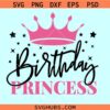 Birthday Princess crown SVG png