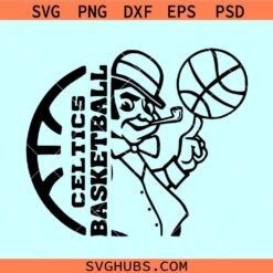 Celtics Basketball Team Mascot SVG, Celtics NBA logo svg, Boston Celtics svg