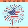 Fireworks star 4th of July svg